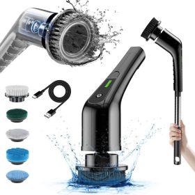 Electric Cleaning Brush (Color: Black)